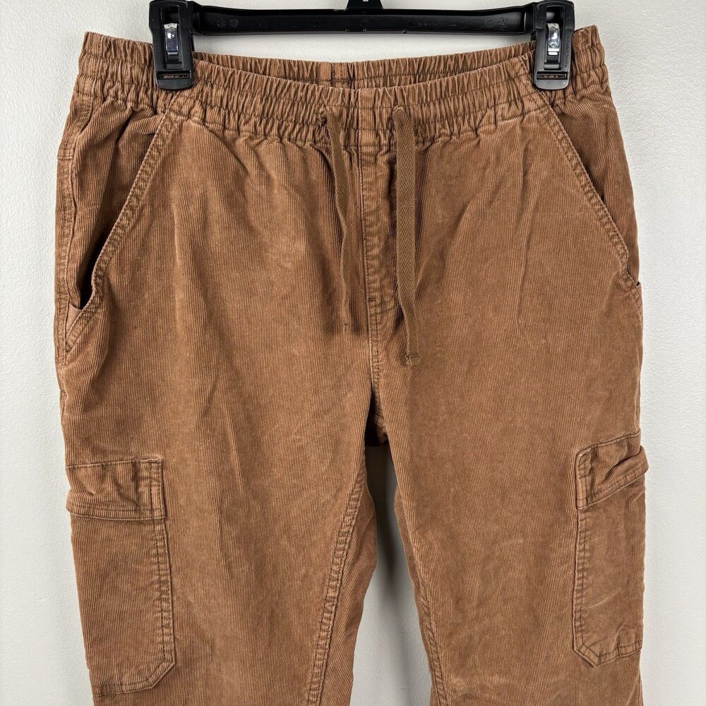 PrAna Pants Jogger Small Brown Cargo Lost Hwy Relaxed Corduroy 1967391 Cotton 29